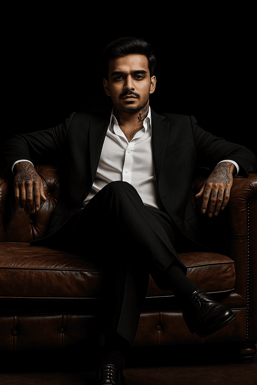 The Modern Gentleman: A High-Fashion, Cinematic Portrait of Confidence after